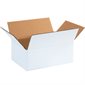 11 3/4 x 8 3/4 x 4 3/4" White Corrugated Boxes