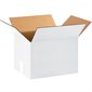 16 x 12 x 12" White Corrugated Boxes