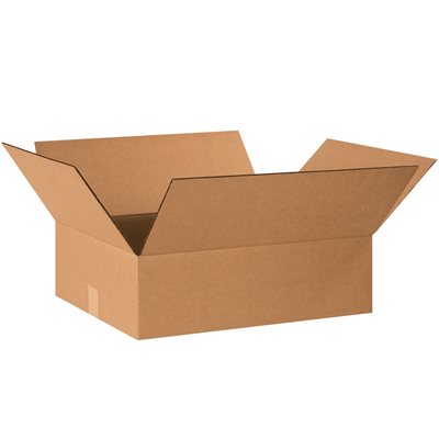 20 x 15 x 6" Flat Corrugated Boxes