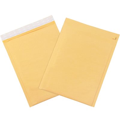 9 1/2 x 14 1/2" Kraft (Freight Saver Pack) #4 Self-Seal Bubble Mailers w/Tear Strip