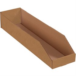 6 x 24 x 4 1/2" Kraft Bin Boxes