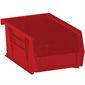 9 1/4 x 6 x 5" Red Plastic Stack & Hang Bin Boxes