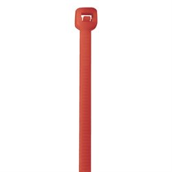11" 50# Fluorescent Red Cable Ties