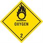 4 x 4" - "Oxygen - 2" Labels