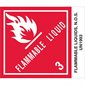 4 x 4 3/4" - "Flammable Liquids, N.O.S." Labels