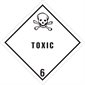 4 x 4" - "Toxic - 6" Labels