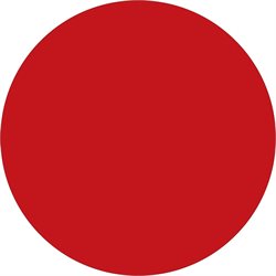 1" Red Inventory Circle Labels