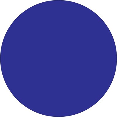 1" Dark Blue Inventory Circle Labels