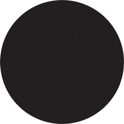 1" Black Inventory Circle Labels