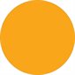 1" Fluorescent Orange Inventory Circle Labels