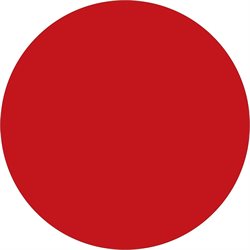 2" Red Inventory Circle Labels