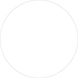 2" White Inventory Circle Labels