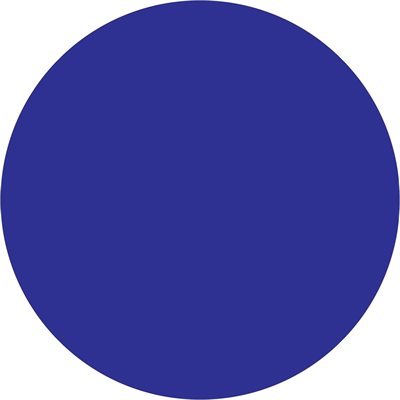 4" Dark Blue Inventory Circle Labels
