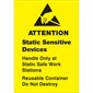 1 3/4 x 2 1/2" - "Static Sensitive Devices" Labels