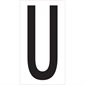 3 1/2" "U" Vinyl Warehouse Letter Labels