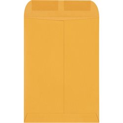 7 1/2 x 10 1/2" Kraft Gummed Envelopes