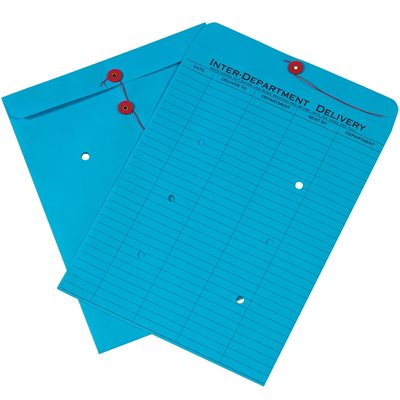 10 x 13" Blue Inter-Department Envelopes