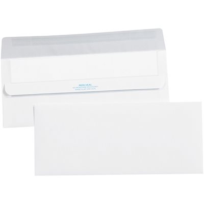 4 1/8 x 9 1/2" - #10 Plain Redi-Seal Business Envelopes