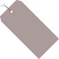 8 x 4" Gray 13 Pt. Shipping Tags - Pre-Wired