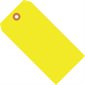 3 3/4 x 1 7/8" Fluorescent Yellow 13 Pt. Shipping Tags