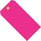 5 3/4 x 2 7/8" Fluorescent Pink 13 Pt. Shipping Tags