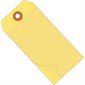 6 1/4 x 3 1/8" Yellow Self-Laminating Tags