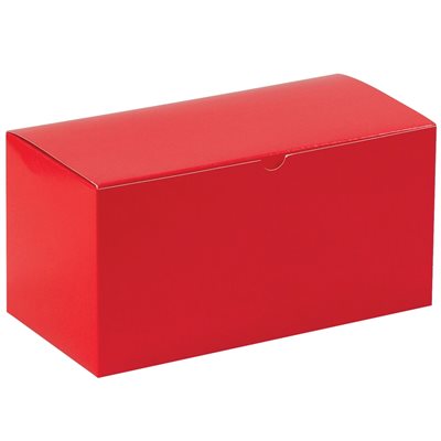 12 x 6 x 6" Holiday Red Gift Boxes