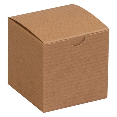3 x 3 x 3" Kraft Gift Boxes
