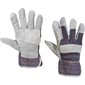 Leather Palm w/ Safety Cuff Gloves - Large