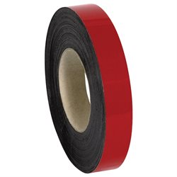 1" x 100' - Red Warehouse Labels - Magnetic Rolls