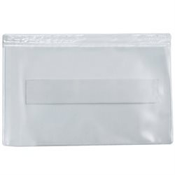 2 x 3 1/2" Super-Scan® Press-On Vinyl Envelopes - Long Side Open