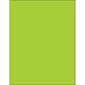 8 1/2 x 11" Fluorescent Green Rectangle Laser Labels