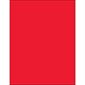 8 1/2 x 11" Fluorescent Red Rectangle Laser Labels