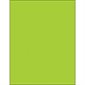8 1/2 x 11" Fluorescent Green Removable Rectangle Laser Labels