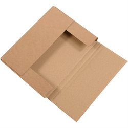 11 x 8 1/2 x 3" Kraft Easy-Fold Mailers