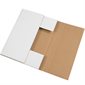 17 1/8 x 14 1/8 x 2" White Easy-Fold Mailers
