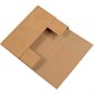 9 1/2 x 6 1/2 x 2" Kraft Easy-Fold Mailers