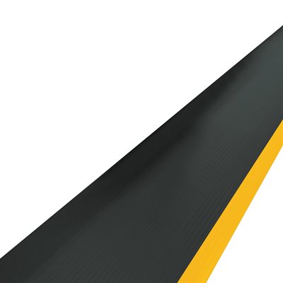 3 x 6' Black/Yellow Economy Anti-Fatigue Mat
