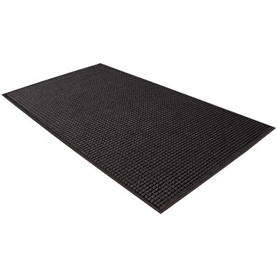 2 x 3' Charcoal Deluxe Rubber Backed Carpet Mat
