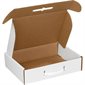 12 1/8 x 9 1/4 x 3" White Corrugated Carrying Cases