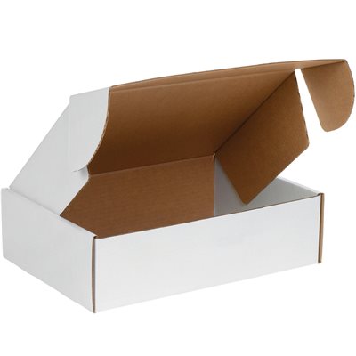 16 x 12 x 4" White Deluxe Literature Mailers