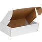 18 x 12 x 4" White Deluxe Literature Mailers