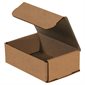 6 1/2 x 4 1/2 x 2 1/2" Kraft Corrugated Mailers