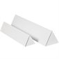 2 x 24 1/4" White Triangle Mailing Tubes