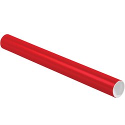 2 x 20" Red Tubes with Caps