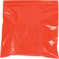 3 x 3" - 2 Mil Red Reclosable Poly Bags