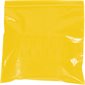 3 x 3" - 2 Mil Yellow Reclosable Poly Bags