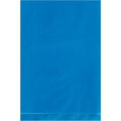 4 x 6" - 2 Mil Blue Flat Poly Bags