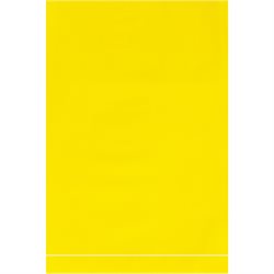 4 x 6" - 2 Mil Yellow Flat Poly Bags