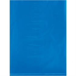 9 x 12" - 2 Mil Blue Flat Poly Bags